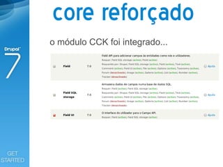 core reforçado
o módulo CCK foi integrado...
 