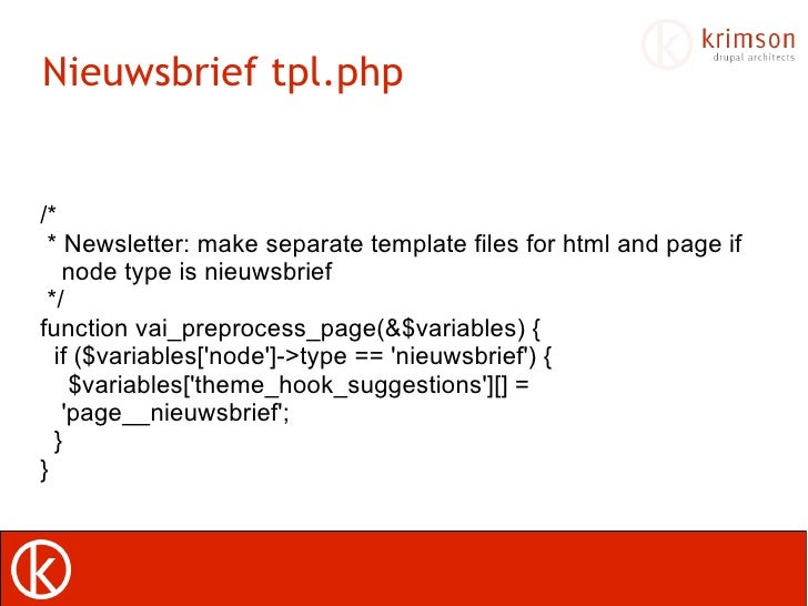 drupal 6 hook preprocess page Assuming that we need to add custom meta tags by page url or node type, drupal hook_preprocess_page() is the last function called before displaying the page, so it’s the right place for doing that :. drupal 6 hook preprocess page Assuming that we need to add custom meta tags by page url or node type, drupal hook_preprocess_page() is the last function called before displaying the page, so it’s the right place for doing that :.