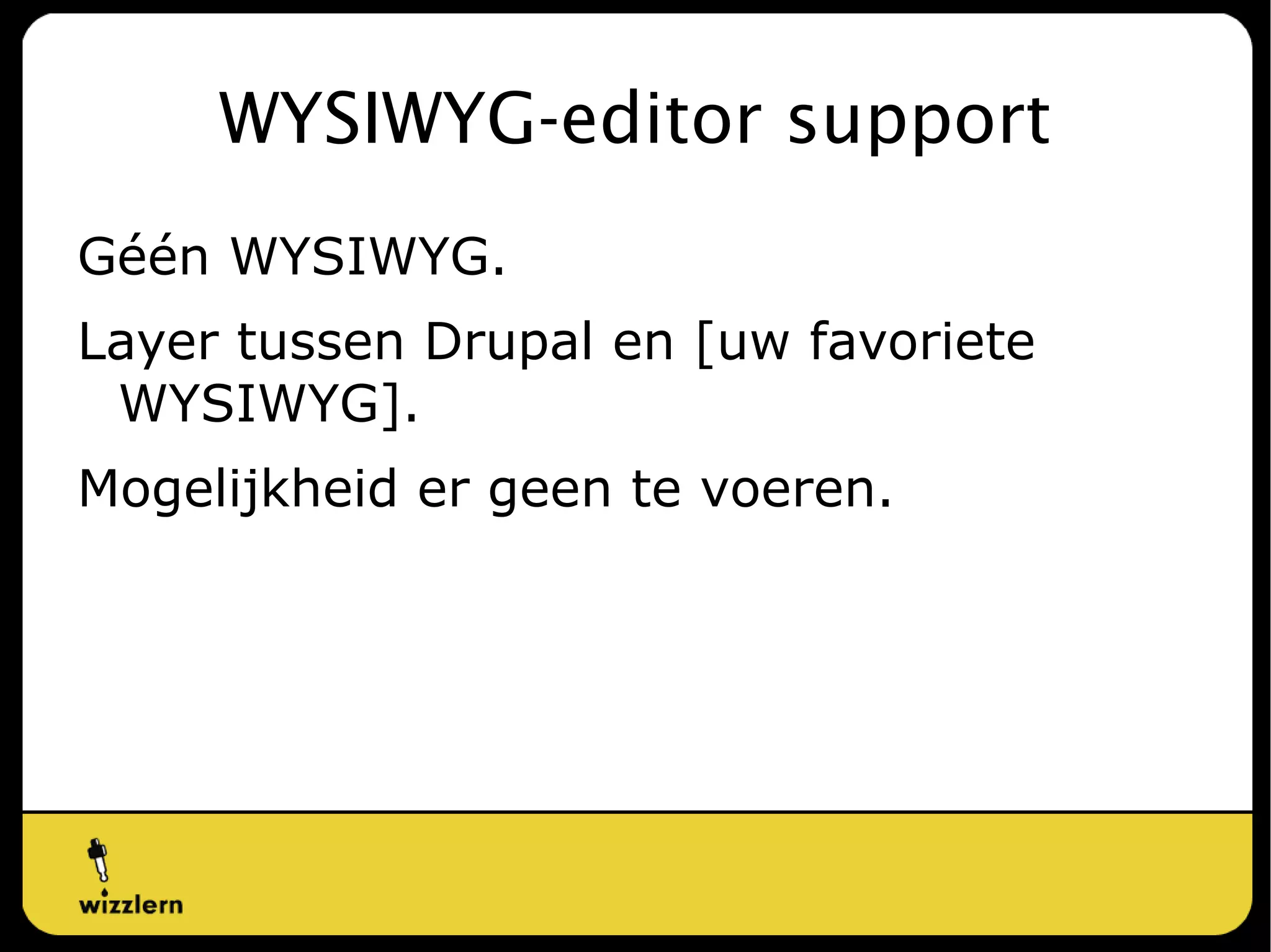 Vogelvlucht: Focus op gebruiker. 