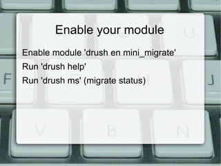 Easier extension into different modules (hopefully) 