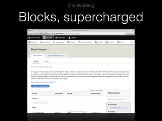 Blocks, supercharged
Site Building
 
