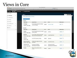 Views in Core




 @hectoriribarne
 