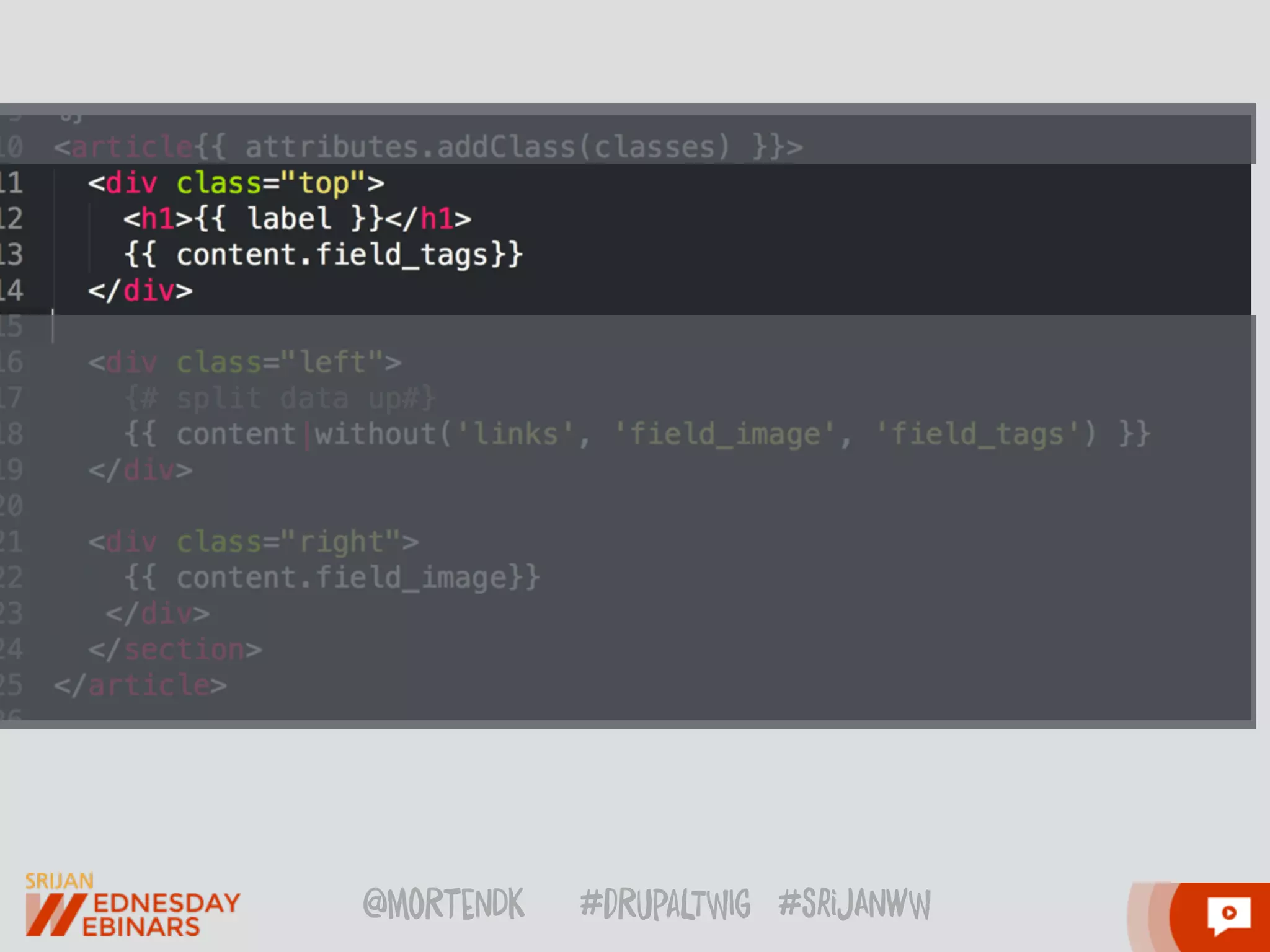 @moRtenDk #dRupaLTWIg #srijAnwW
CONtENT.FIElD_TaGS
 