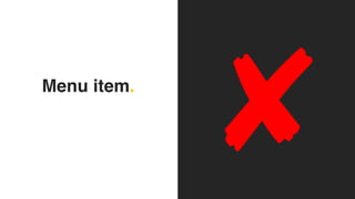 Menu item.
 