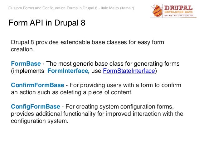 drupal 8 form api example drupal 8 form api example