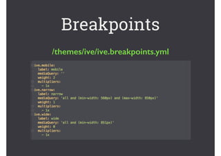 /themes/ive/ive.breakpoints.yml
Breakpoints
 