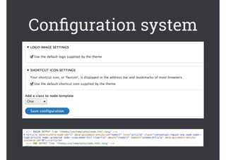 Conﬁguration system
 