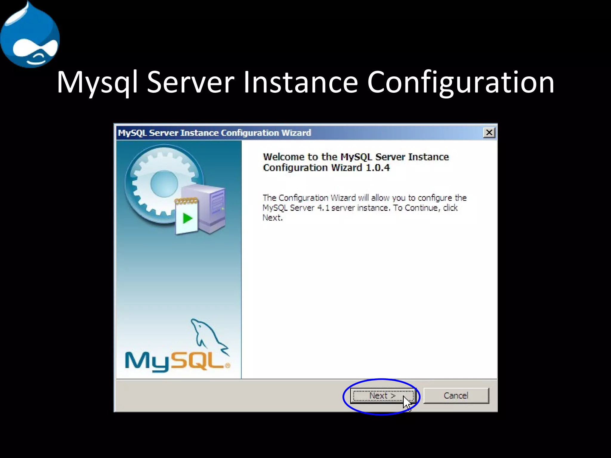 Mysql Server Instance Configuration 