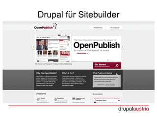 Drupal für Sitebuilder
 