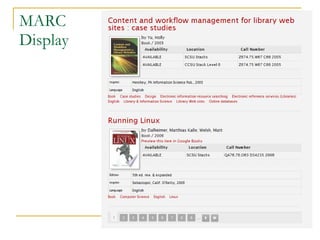 MARC Display 