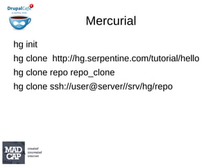 Distributed VCS Mercurial 