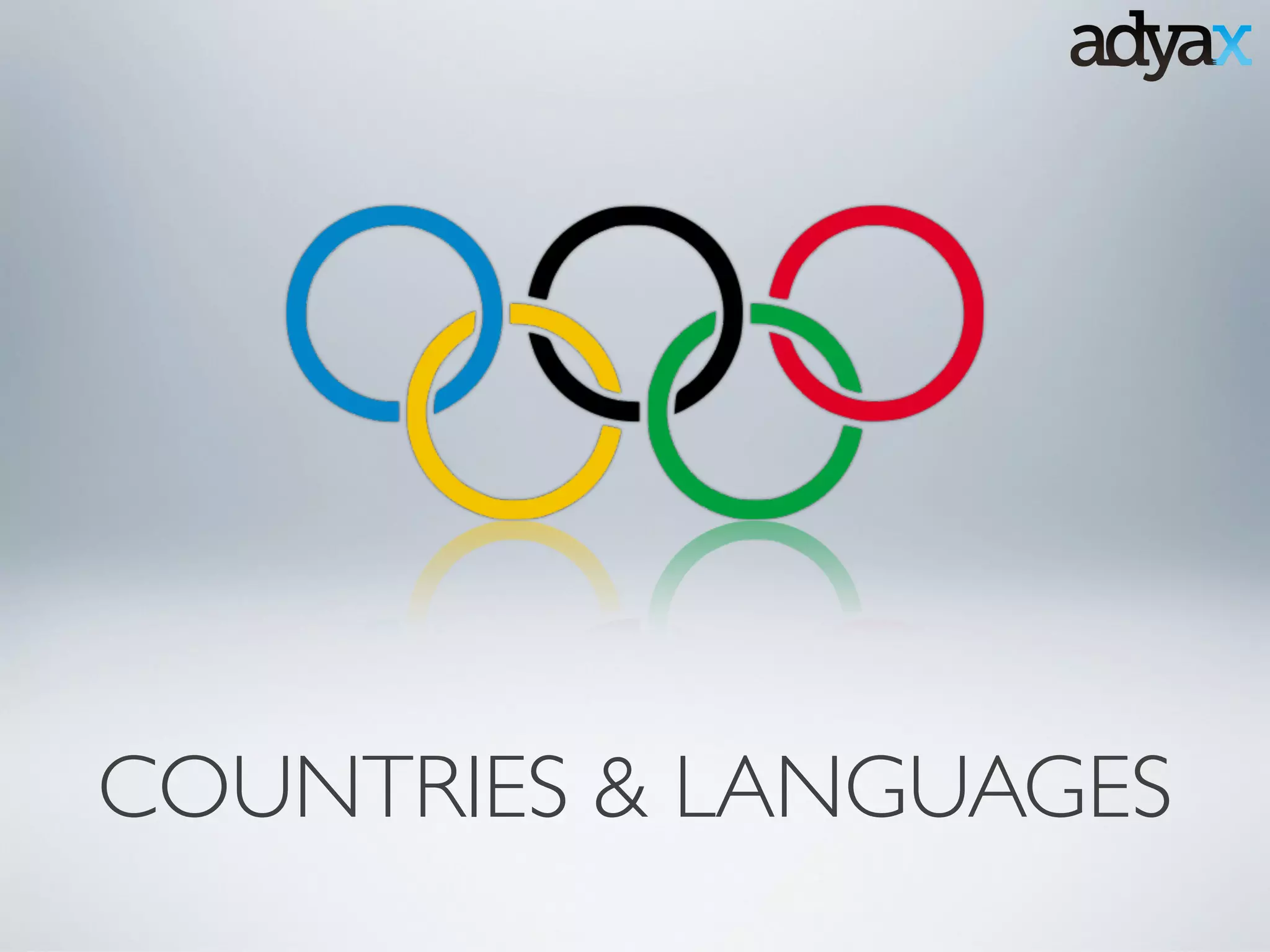 COUNTRIES & LANGUAGES
 