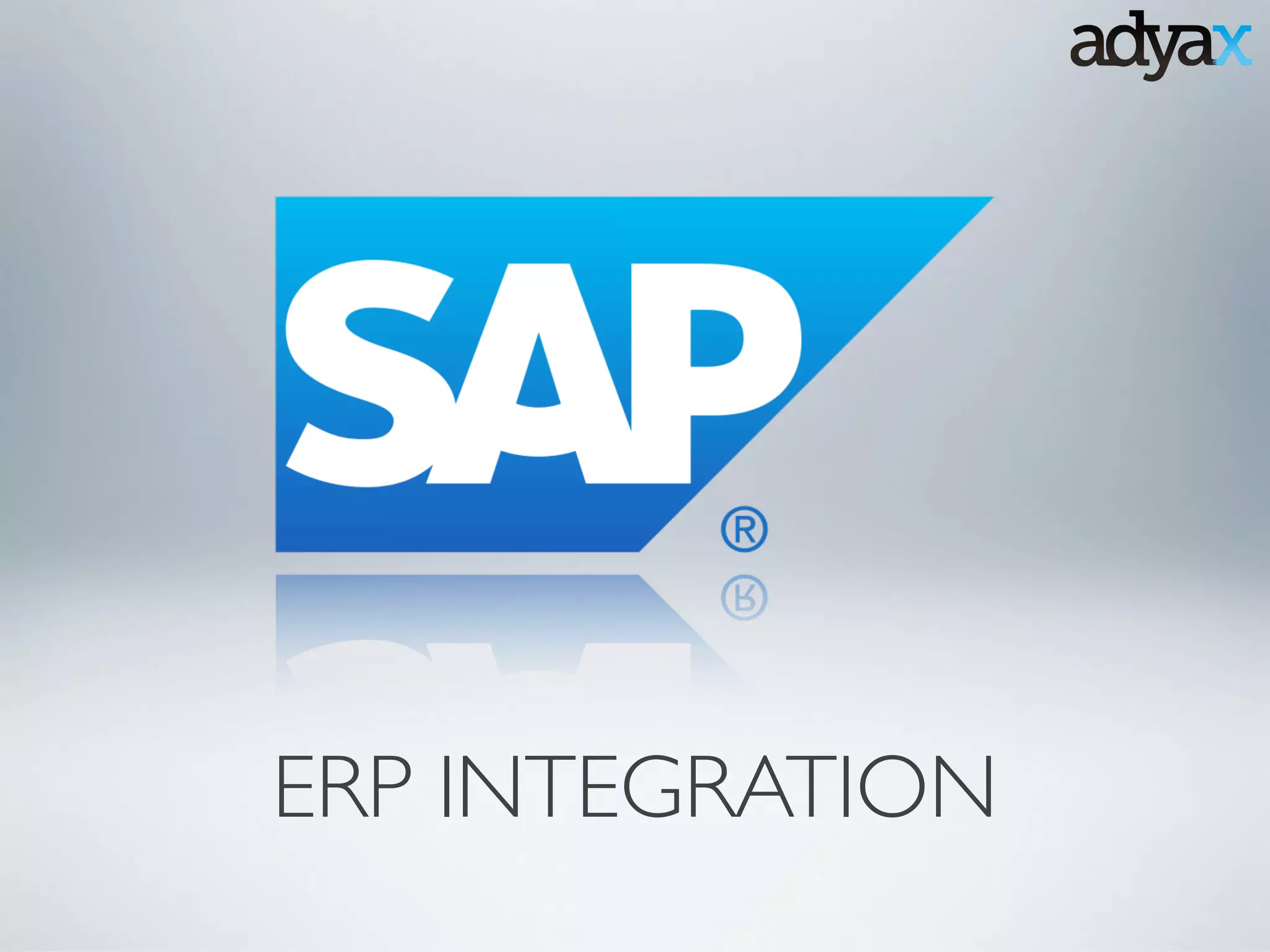 ERP INTEGRATION
 