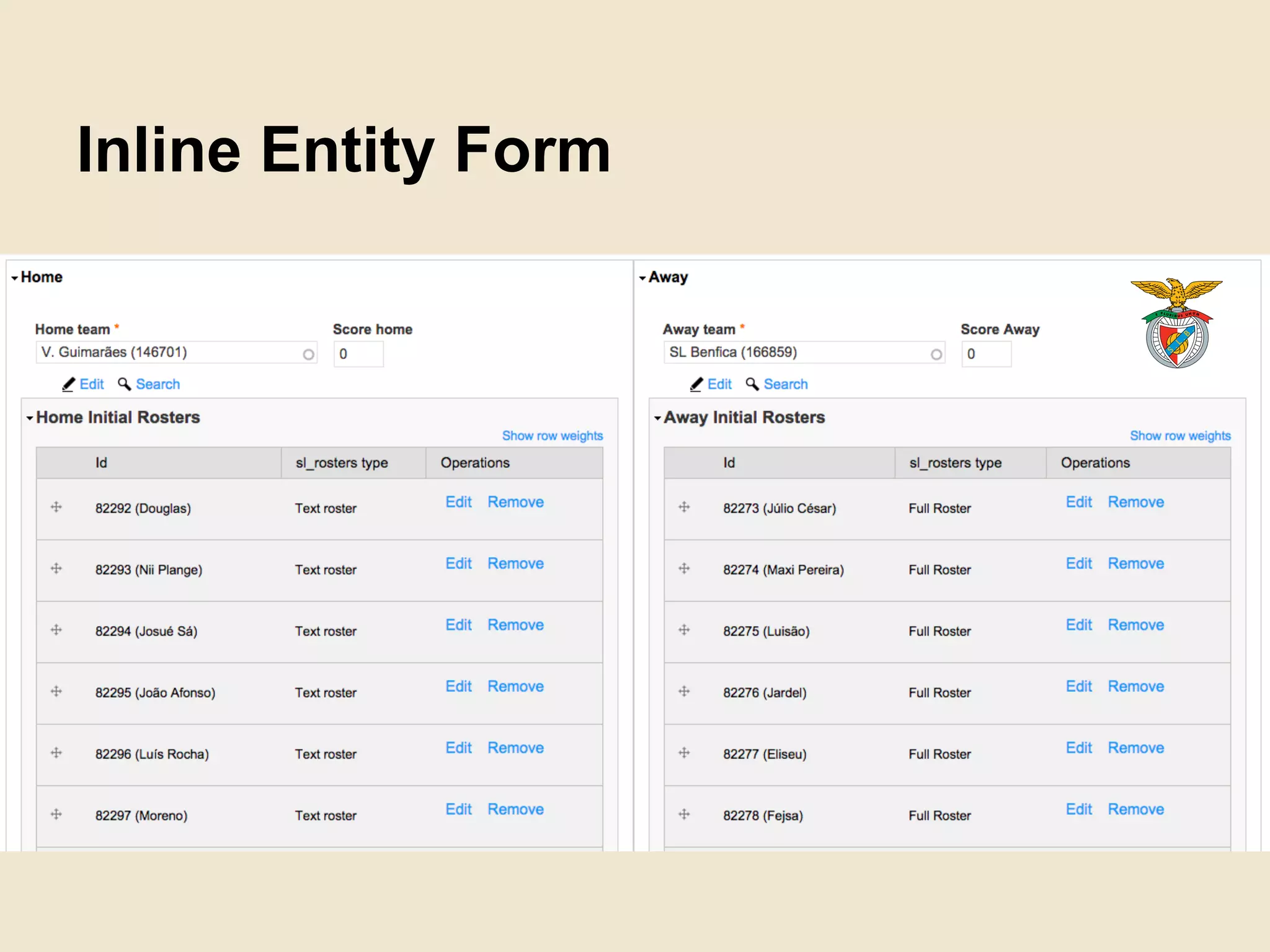 Inline Entity Form 