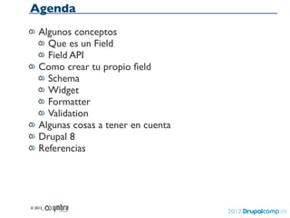 Field Types API: Field, widgets y formatters | PDF