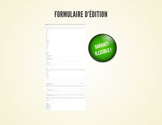 FORMULAIRE D'ÉDITIONFORMULAIRE D'ÉDITION
 