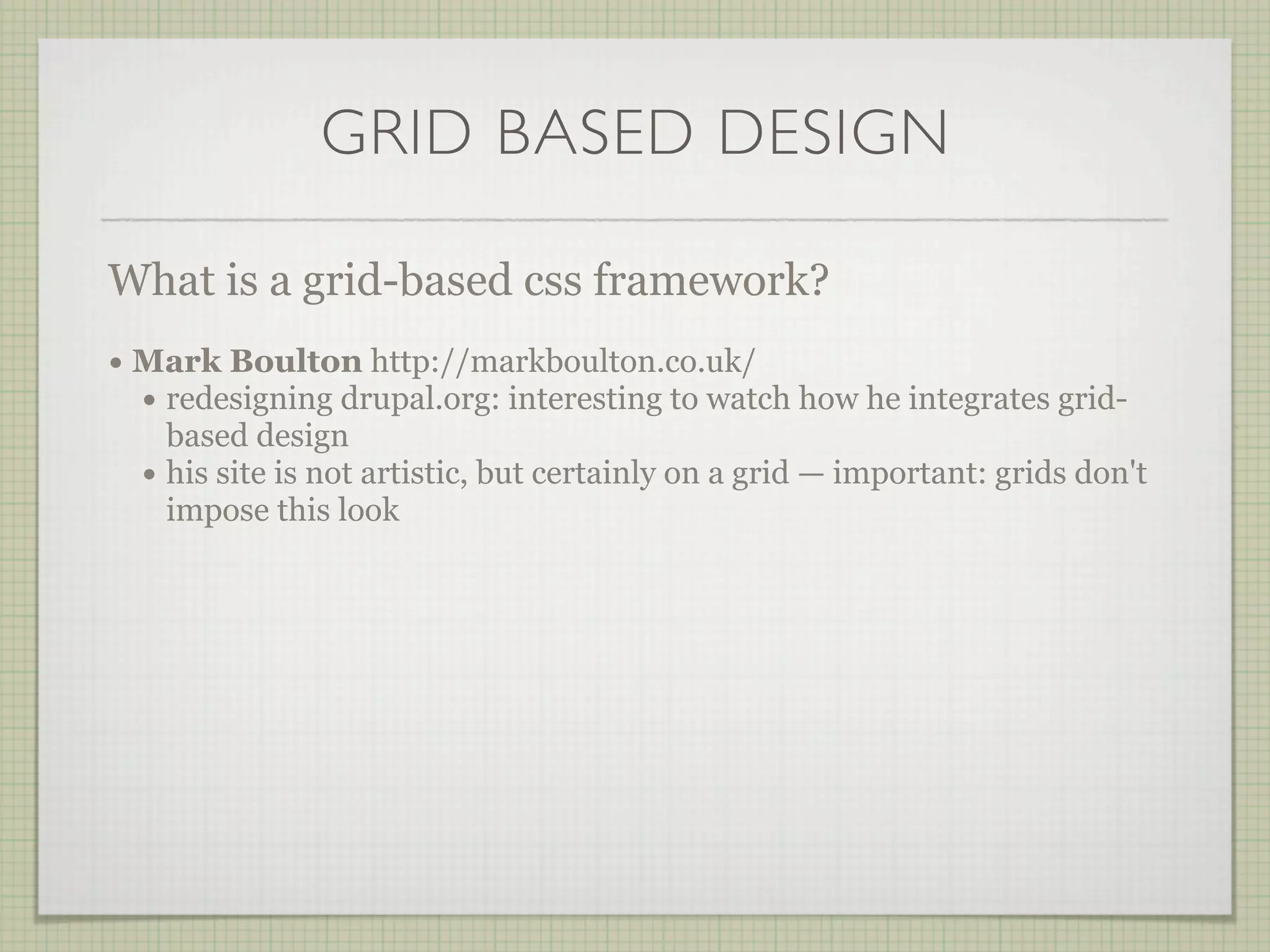 Drupal Theming with CSS Frameworks (960grid)