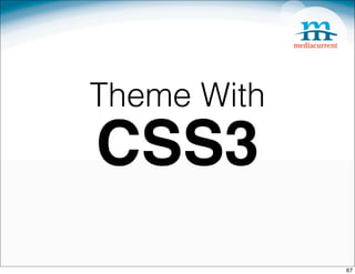 Theme With
CSS3
             67
 