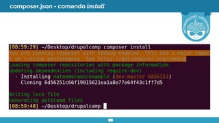 composer.json - comando install
 
