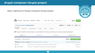 drupal-composer/drupal-project
https://github.com/drupal-composer/drupal-project
 