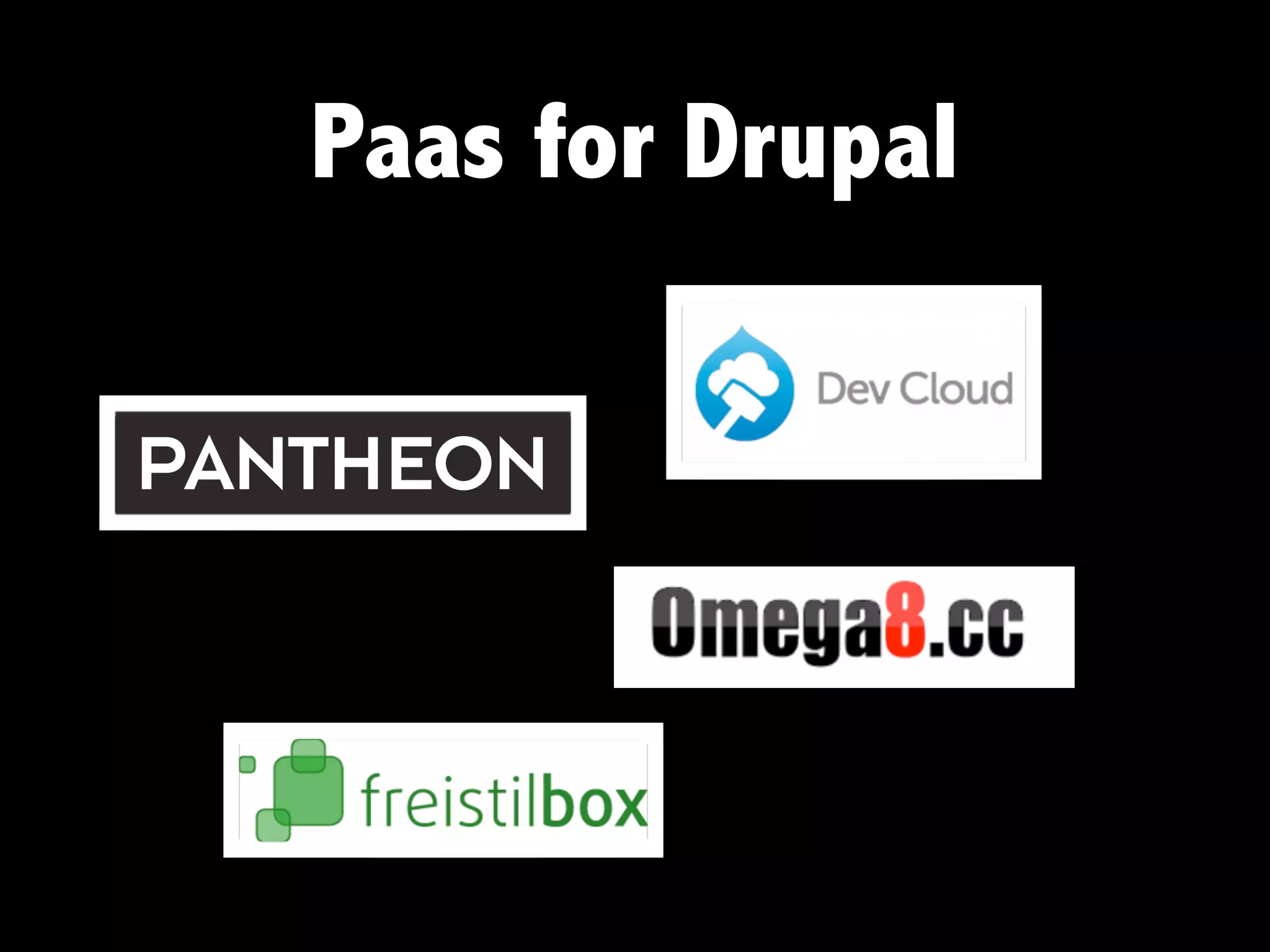 Paas for Drupal
 