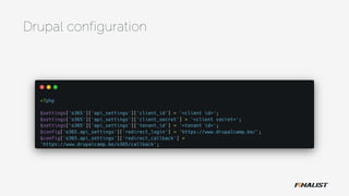 Drupal configuration
 