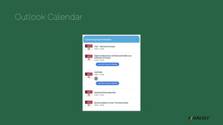 Outlook Calendar
 