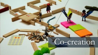 design that works for people
Co-creation
 