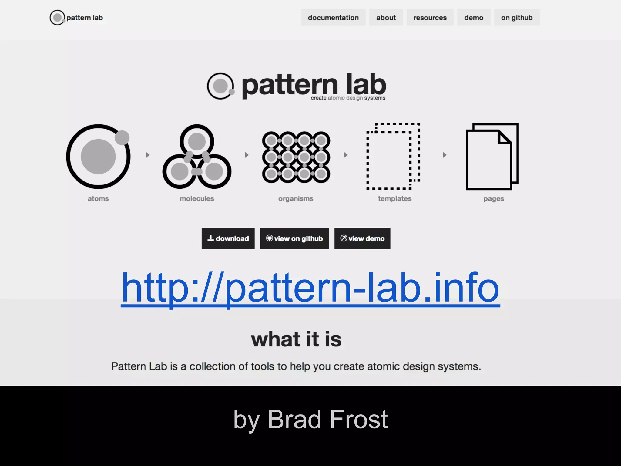 http://pattern-lab.info
by Brad Frost

 