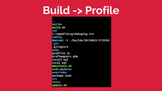 Build -> Profile
 