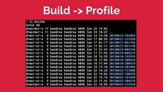 Build -> Profile
 
