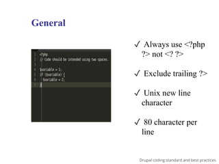 Drupal coding standards and best practices | PPT