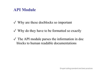 Drupal coding standards and best practices | PPTX