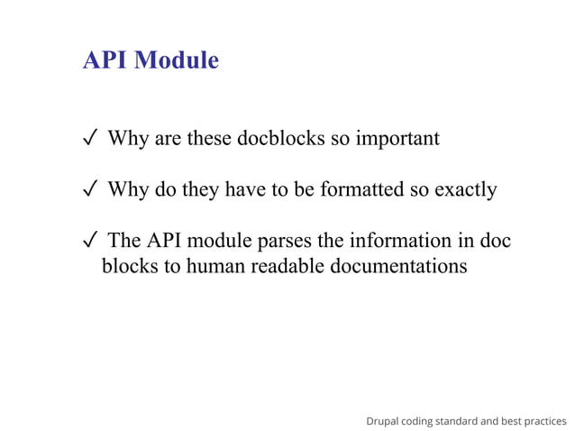 Drupal coding standards and best practices | PPT | Free Download