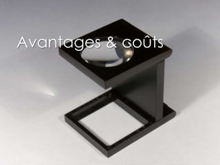 Avantages & coûts




16   Refonte du site de la librairie Le feu follet   Core-Techs
 