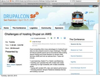 Drupalcon keynote: Open Source and Open Data in the age of the cloud