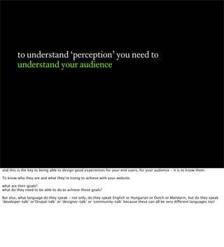 Drupalcon Redesign Keynote