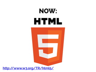 NOW:
http://www.w3.org/TR/html5/
 