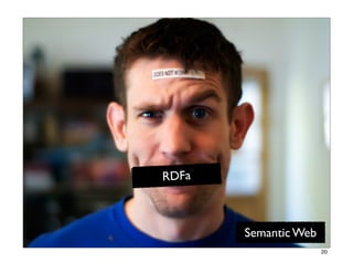 RDFa



       Semantic Web
                      20
 