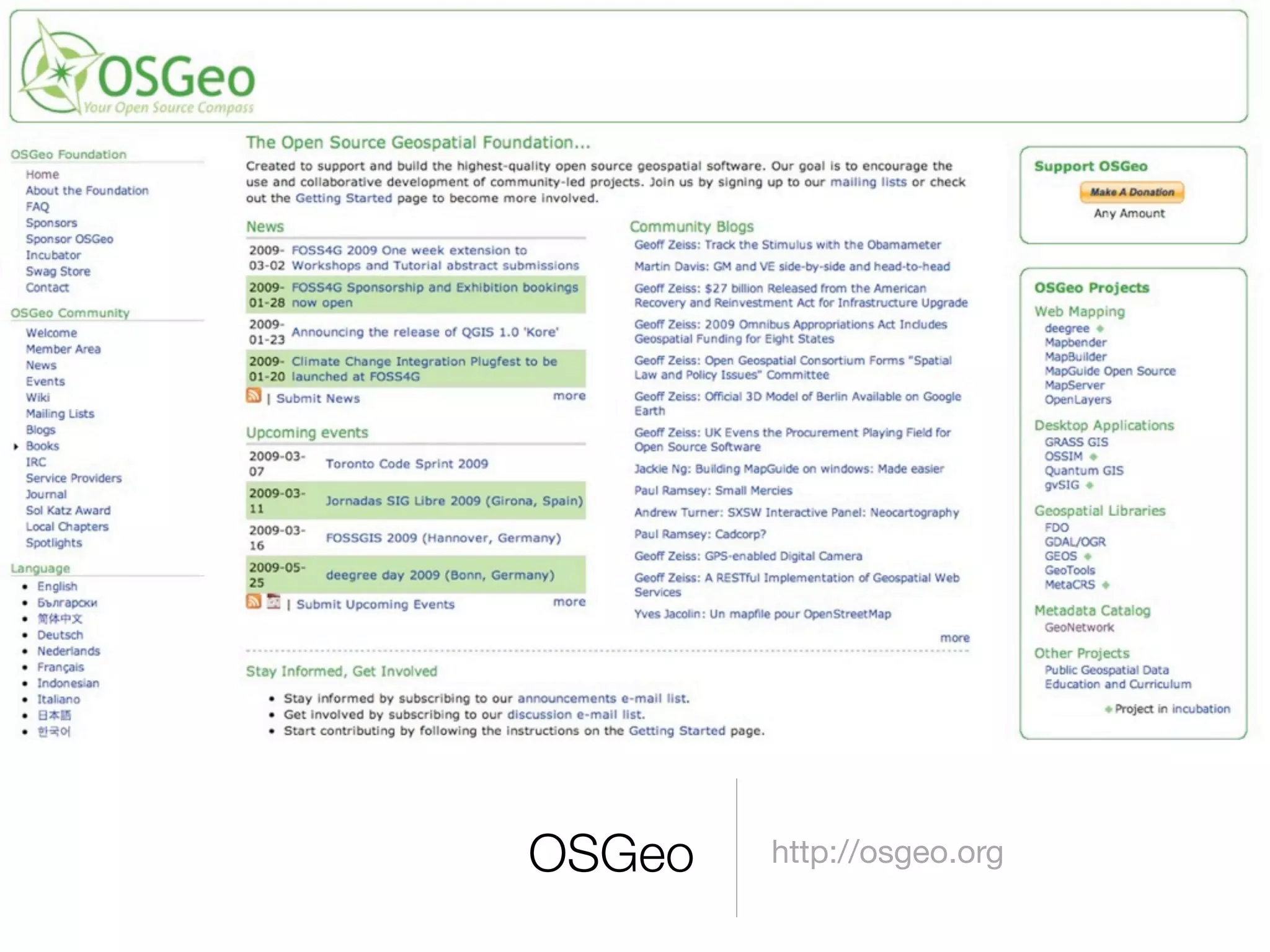 Drupal and the GeoSpatial Web