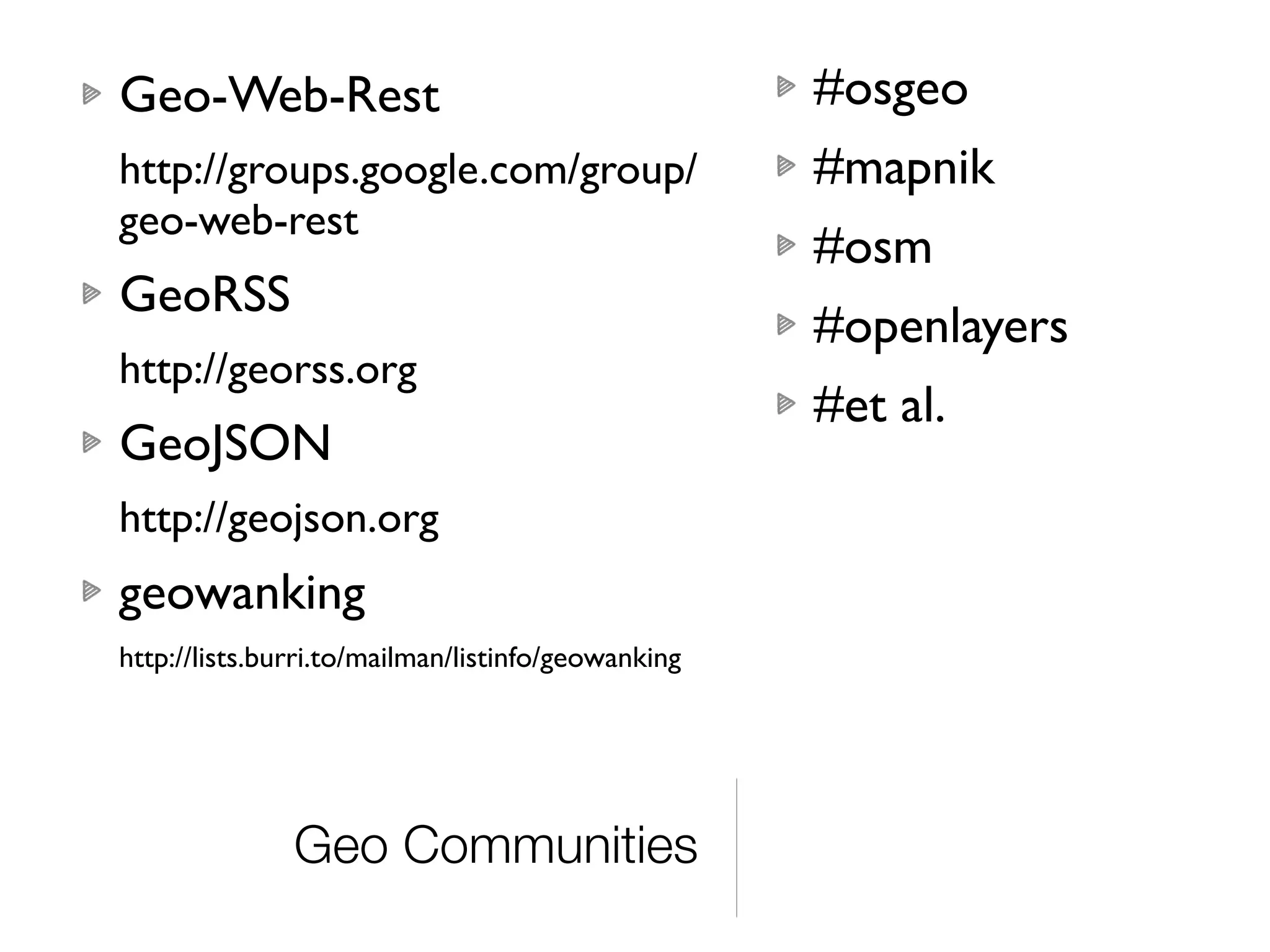 Drupal and the GeoSpatial Web