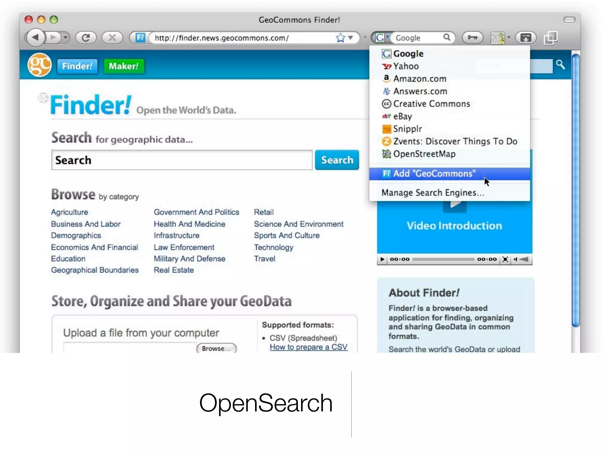 Drupal and the GeoSpatial Web