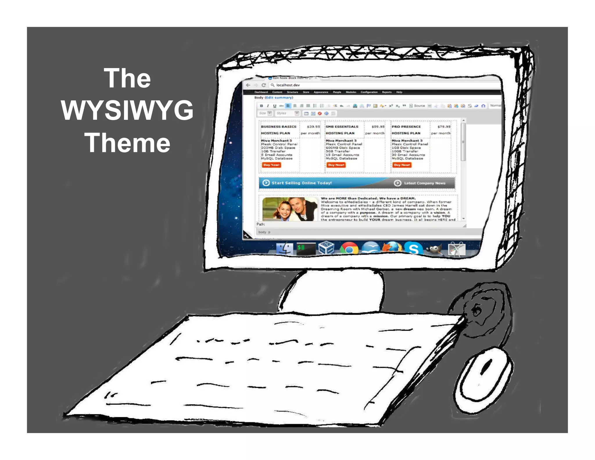The
WYSIWYG
Theme
 