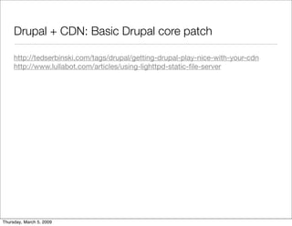 Drupal CDN integration: easier, more flexible and faster!