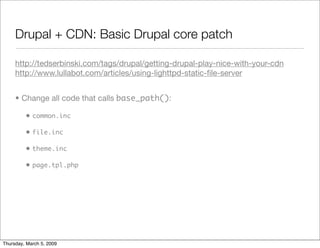 Drupal CDN integration: easier, more flexible and faster!