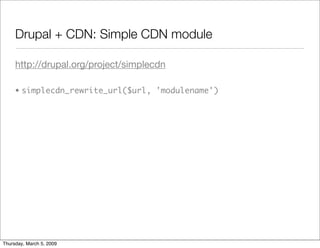 Drupal CDN integration: easier, more flexible and faster!