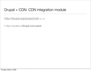 Drupal CDN integration: easier, more flexible and faster!