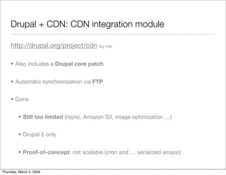 Drupal CDN integration: easier, more flexible and faster!