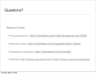 Drupal CDN integration: easier, more flexible and faster!