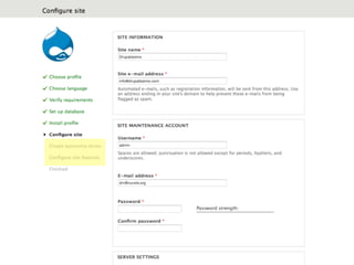 What is a feature?
‣   A collection of Drupal elements
    which taken together satisfy a
    certain use-case.
‣   A modu...